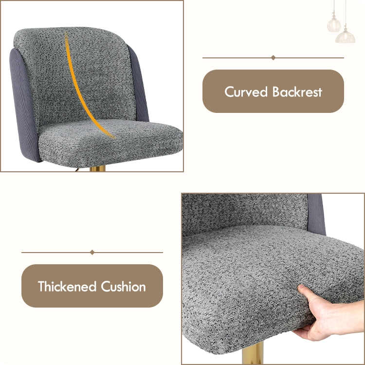 kitchen chairs modern bar stool Golden kitchen chairs modern bar stool Golden