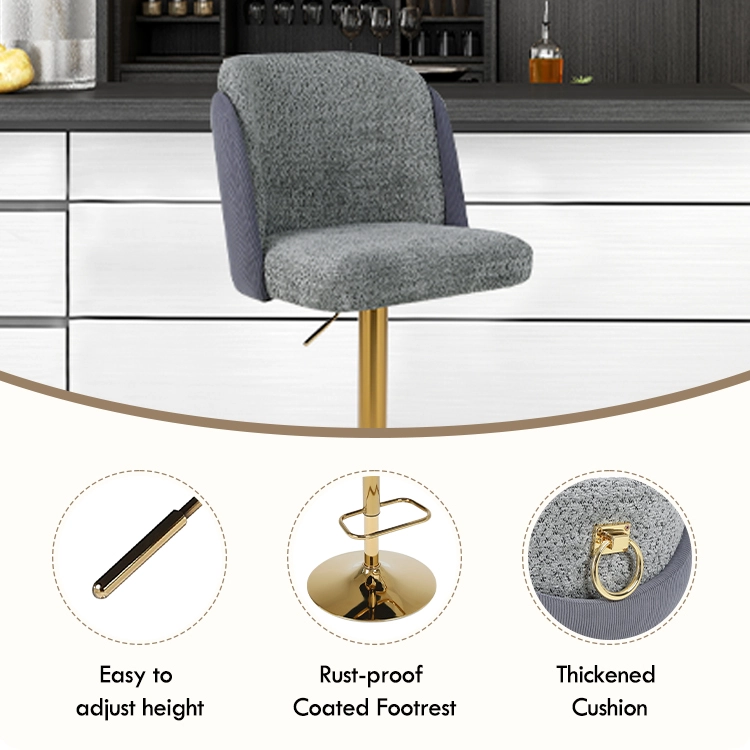 kitchen chairs modern bar stool Golden