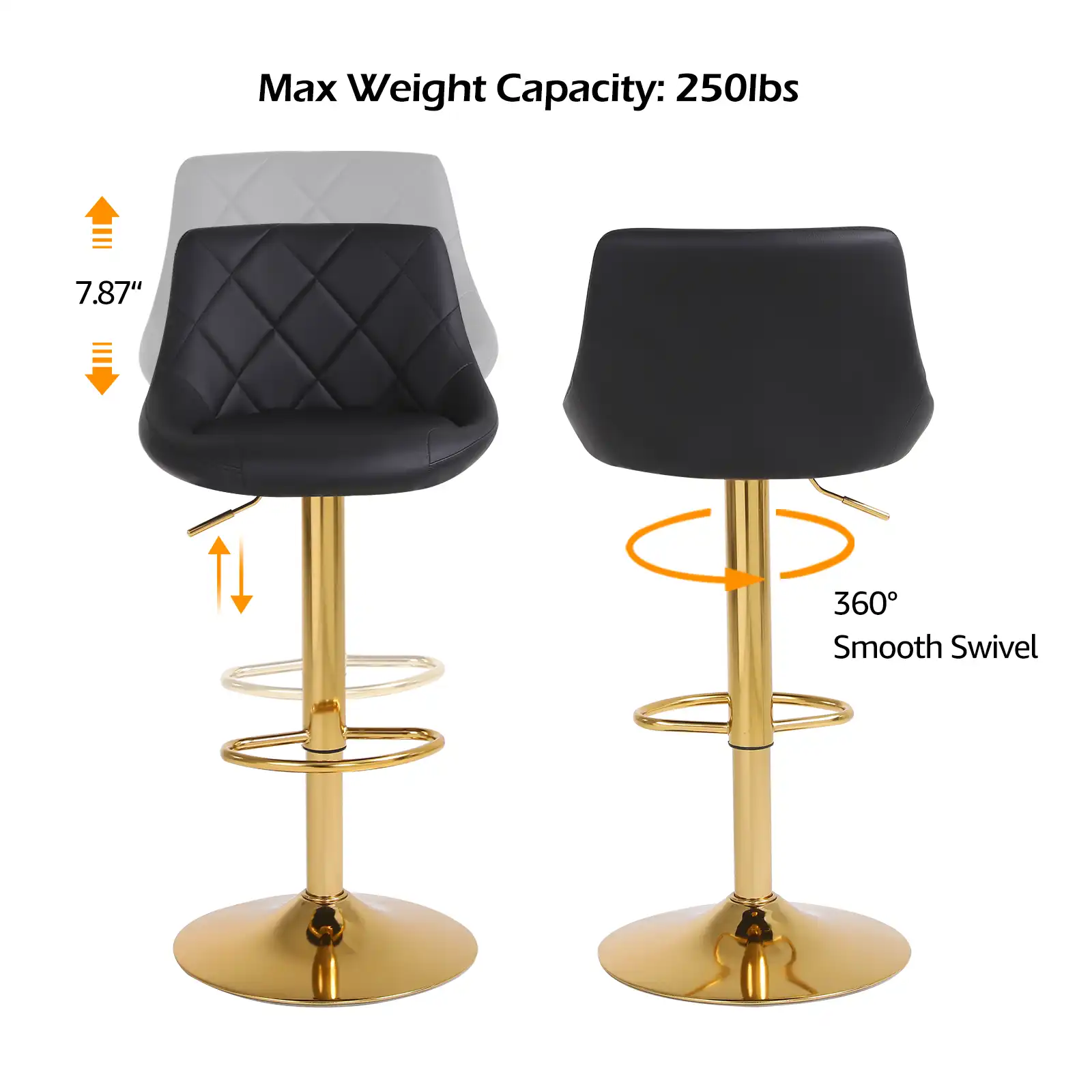 counter height bar stools adjustable