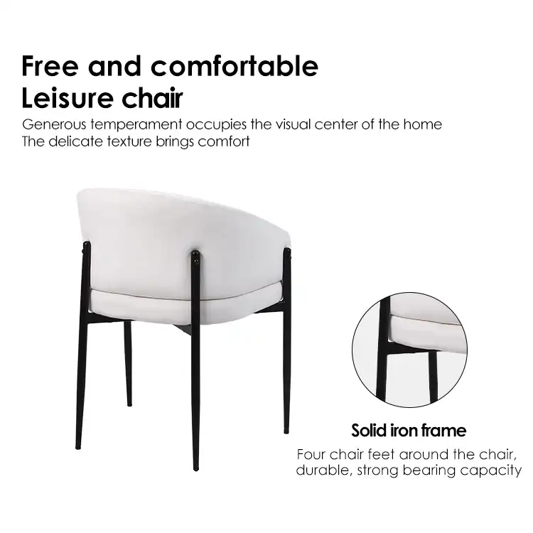 Modern Upholstered Curved Dining Chair Modern Upholstered Curved Dining Chair