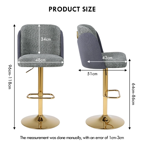 kitchen chairs modern bar stool Golden