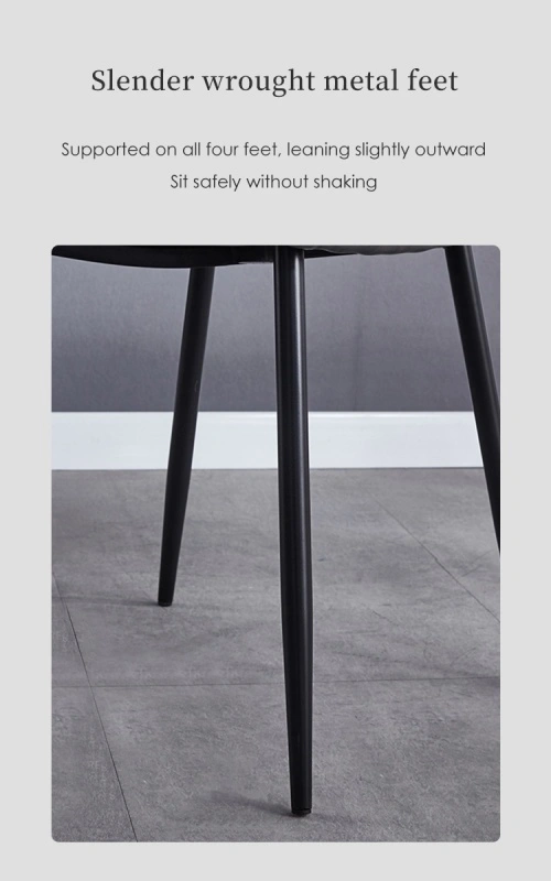 Modern kitchen light blue dining chair velvet Modern kitchen light blue dining chair velvet