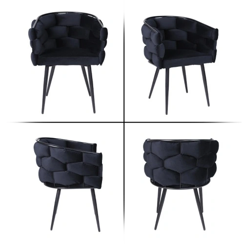 Knitted metal leg single sofa chair Knitted metal leg single sofa chair