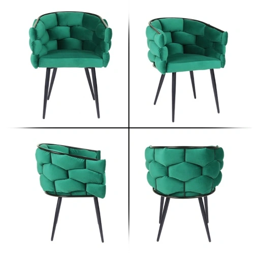 Knitted metal leg single sofa chair Knitted metal leg single sofa chair