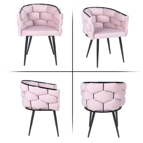 Knitted metal leg single sofa chair Knitted metal leg single sofa chair