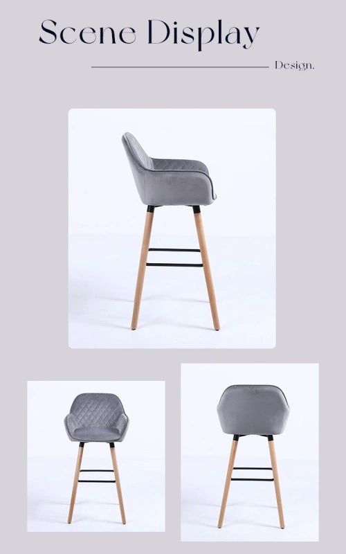 nordic solid wood bar chair nordic solid wood bar chair