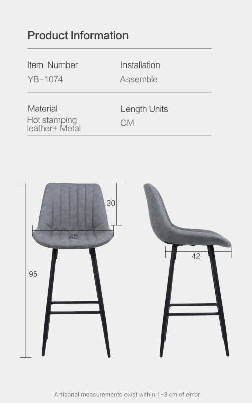 Grey Velvet Bar Chair Grey Velvet Bar Chair