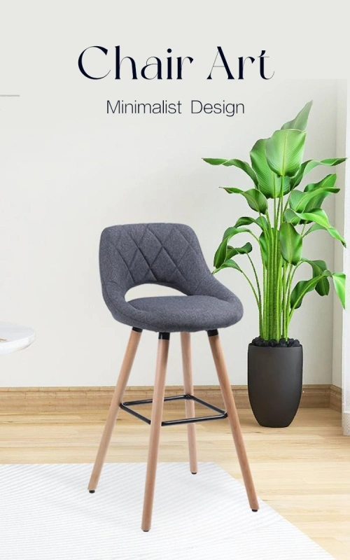 Wooden bar chair