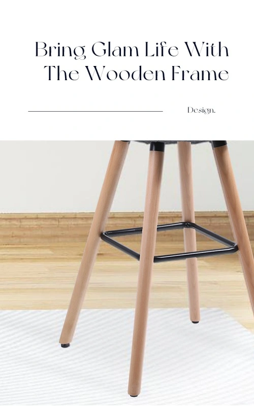 Wooden bar chair