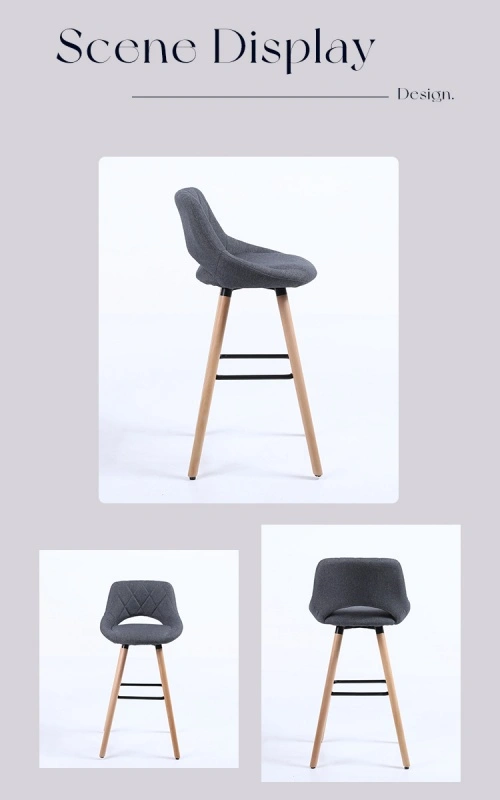 Wooden bar chair