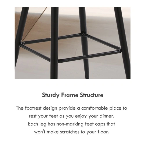 Soft back metal leg bar chair Soft back metal leg bar chair