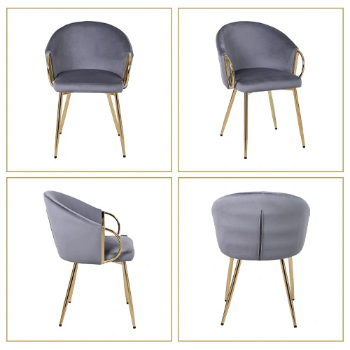 Modern Cream Metal Leg Dining Chair Modern Cream Metal Leg Dining Chair