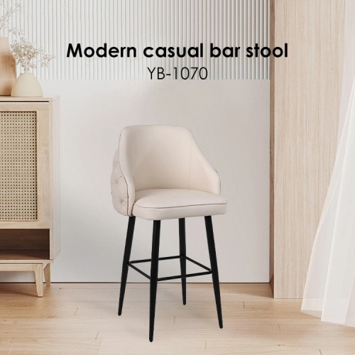 Fire-resistant velvet bar stool Fire-resistant velvet bar stool