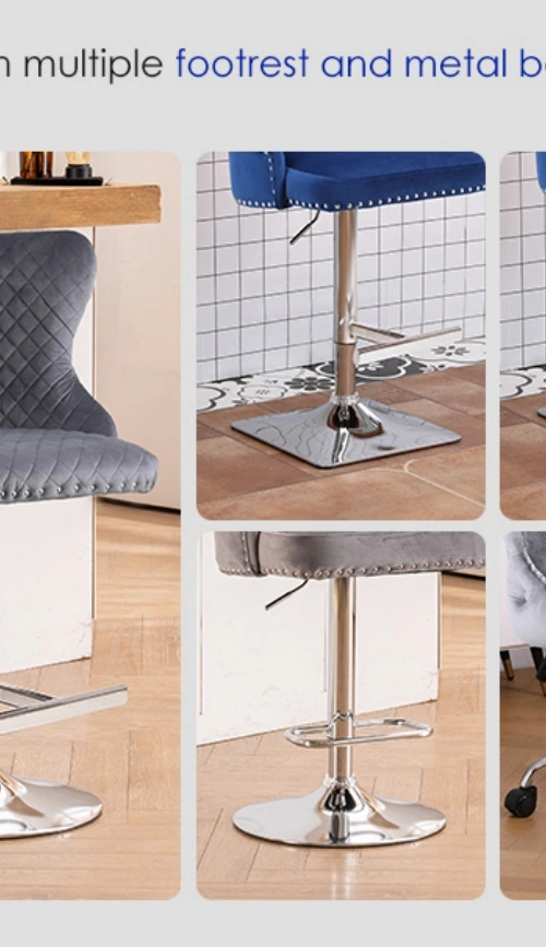 bar stools velvet bucket