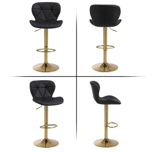 Yellow swivel counter stools