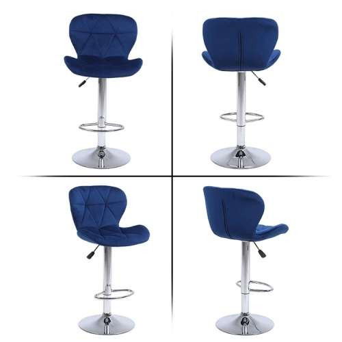 Yellow swivel counter stools
