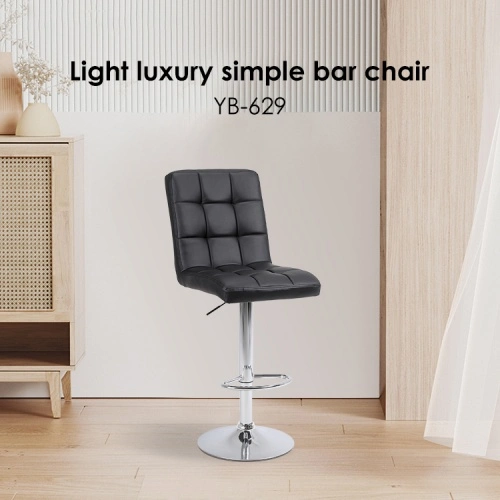 Black high bar stools Black high bar stools