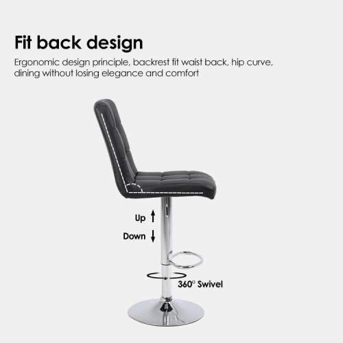 Black high bar stools Black high bar stools