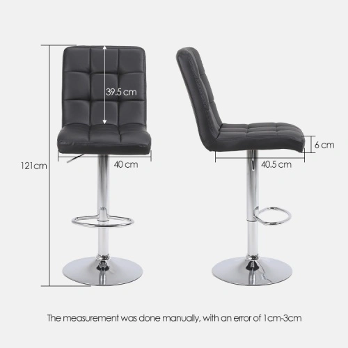 Black high bar stools Black high bar stools