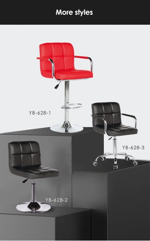 Square back adjustable swivel bar stool Square back adjustable swivel bar stool