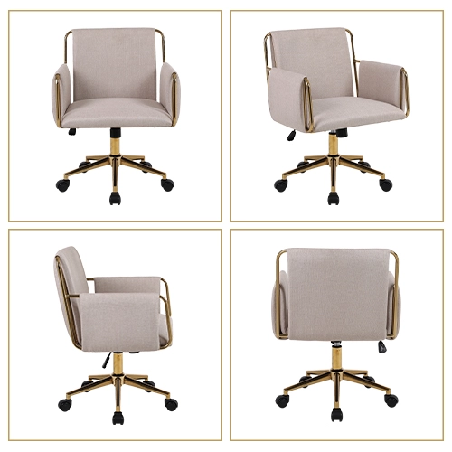 Light color upholstered office chair Light color upholstered office chair