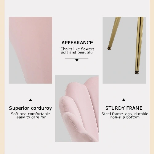 Pink velvet bucket chair Pink velvet bucket chair