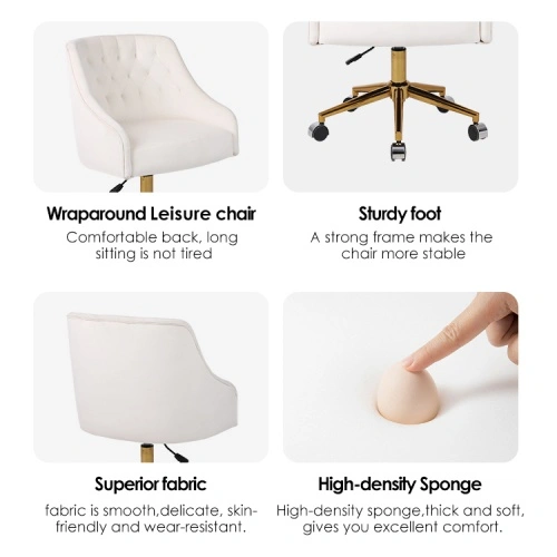 Cream color adjustable office chair Cream color adjustable office chair