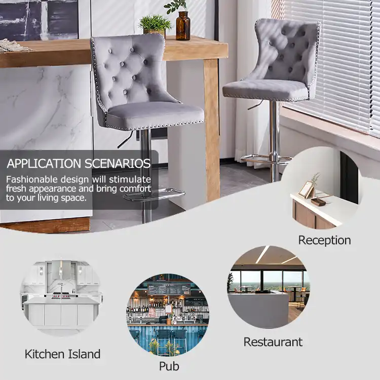 Luxury Lion Head Bar Stool