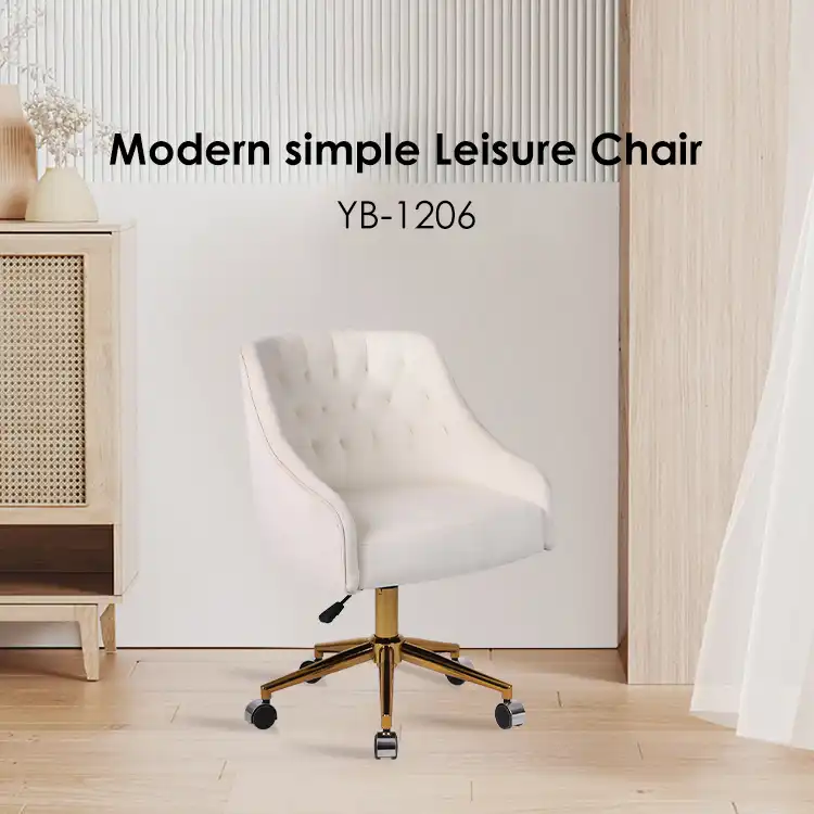Cream color adjustable office chair Cream color adjustable office chair