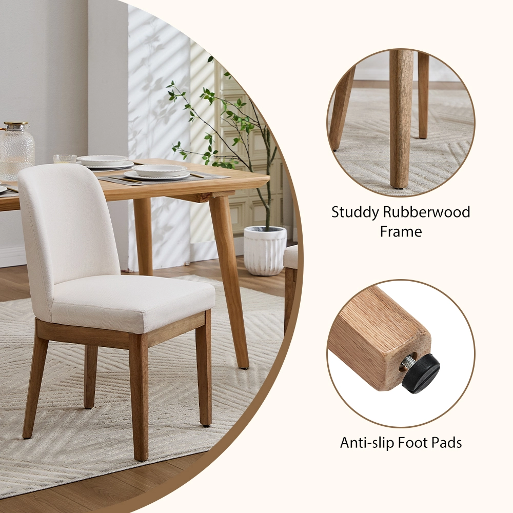 modern solid wood dining chair