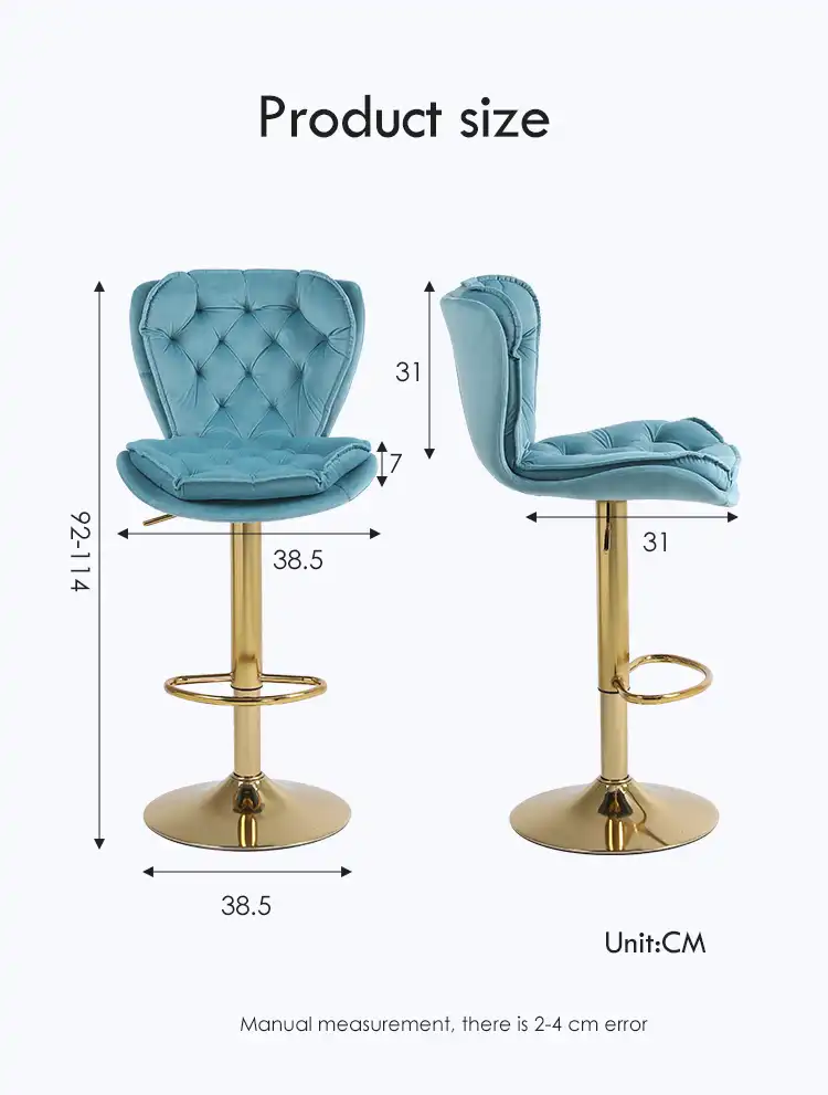 bar stools black velvet