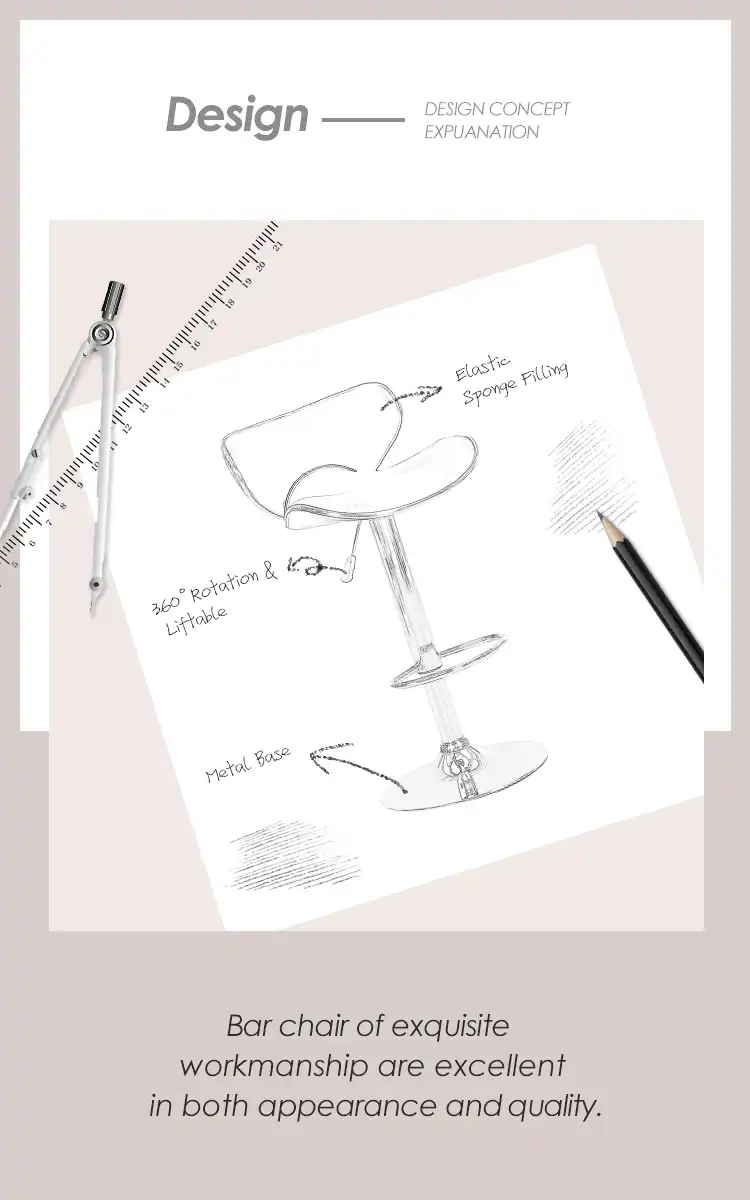 counter top height adjustable stool