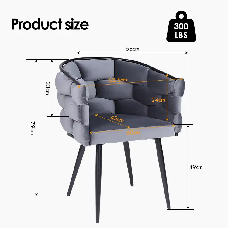 Knitted metal leg single sofa chair Knitted metal leg single sofa chair