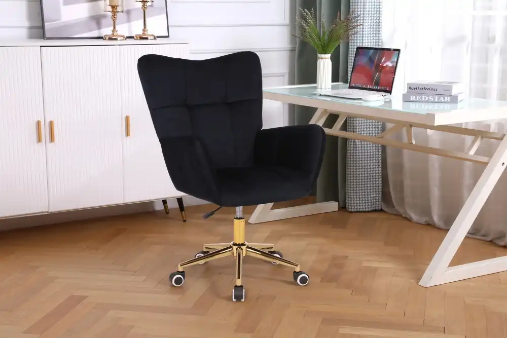 White five-legged roller office chair White five-legged roller office chair