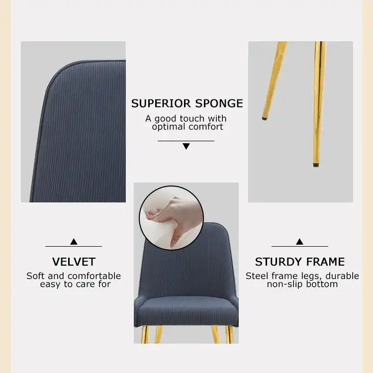 Armless Upholstered Dining Chair