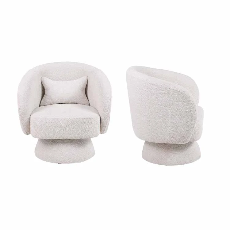white accent chair