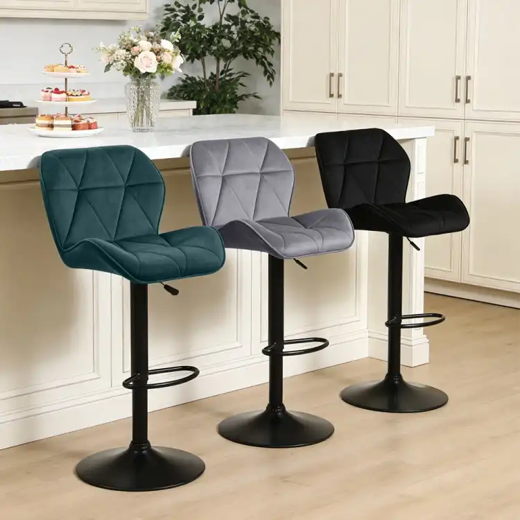 Swivel adjustable height bar stool