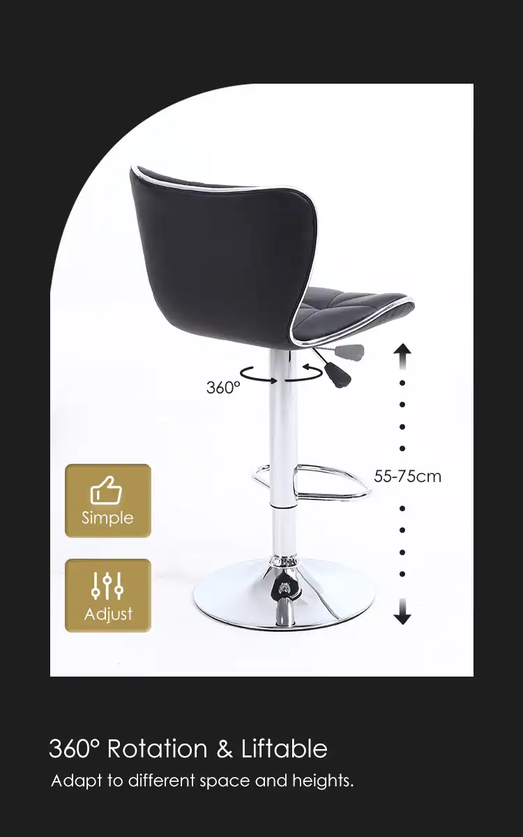 Adjustable Swivel Bar Chair