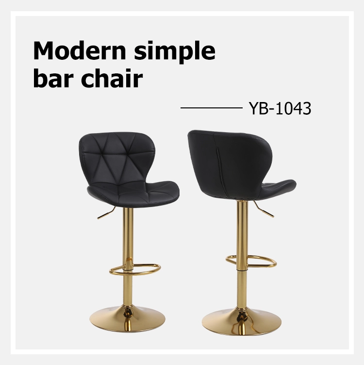 Yellow swivel counter stools