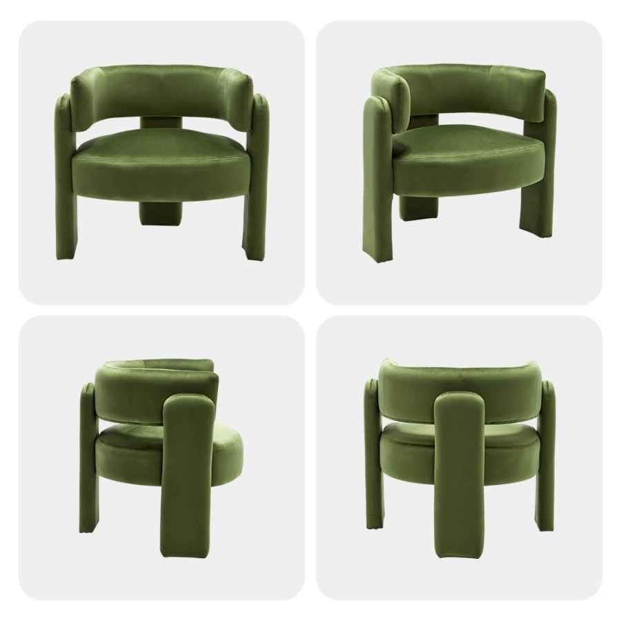 Green single sofa chair