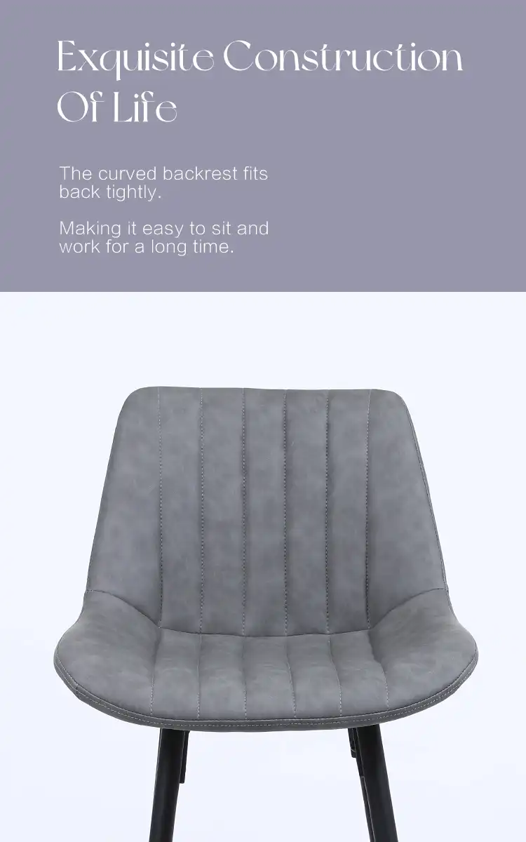 Grey Velvet Bar Chair