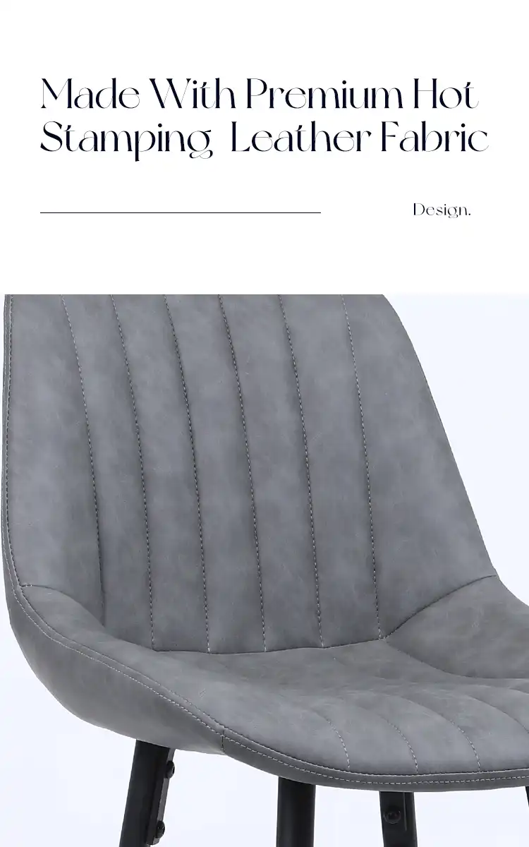 Grey Velvet Bar Chair