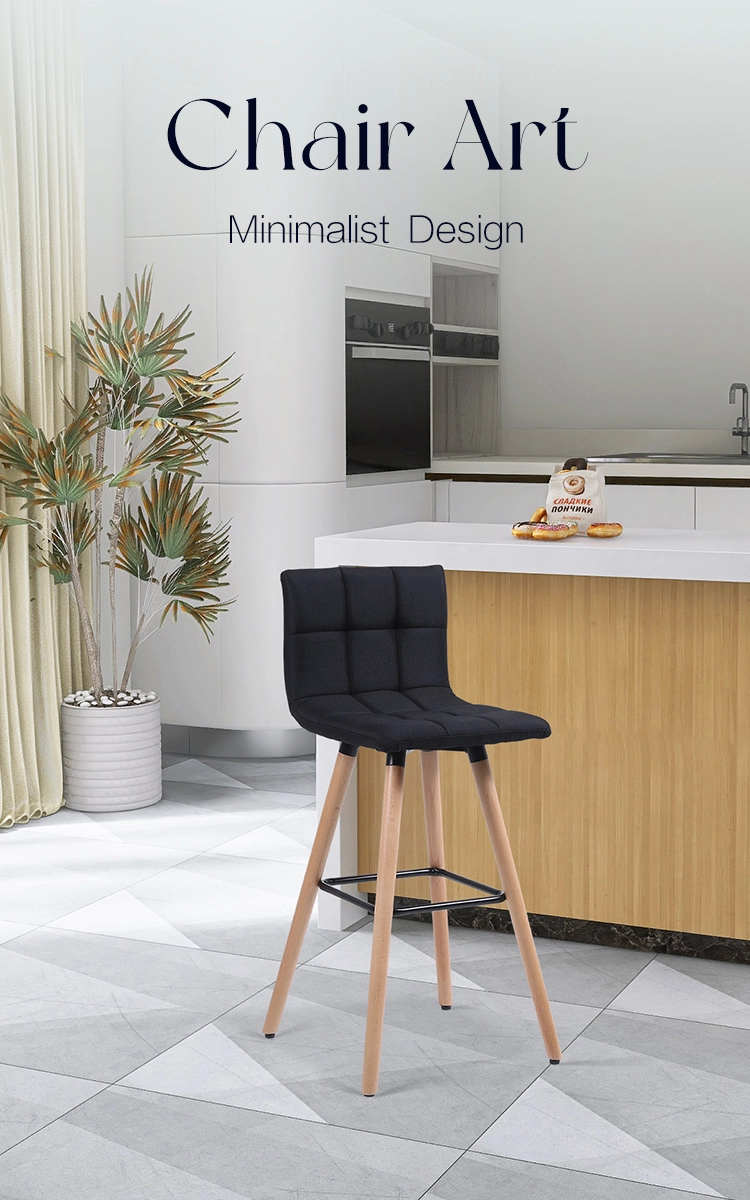 Classic wood bar stool