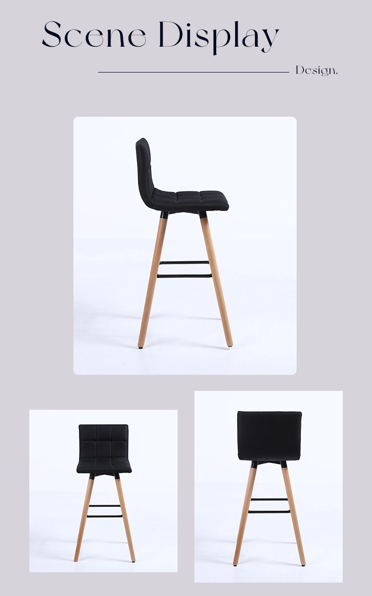 Classic wood bar stool