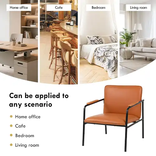 PU fabric leisure chair