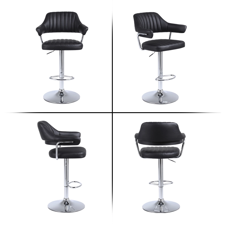 leather swivel bar stool
