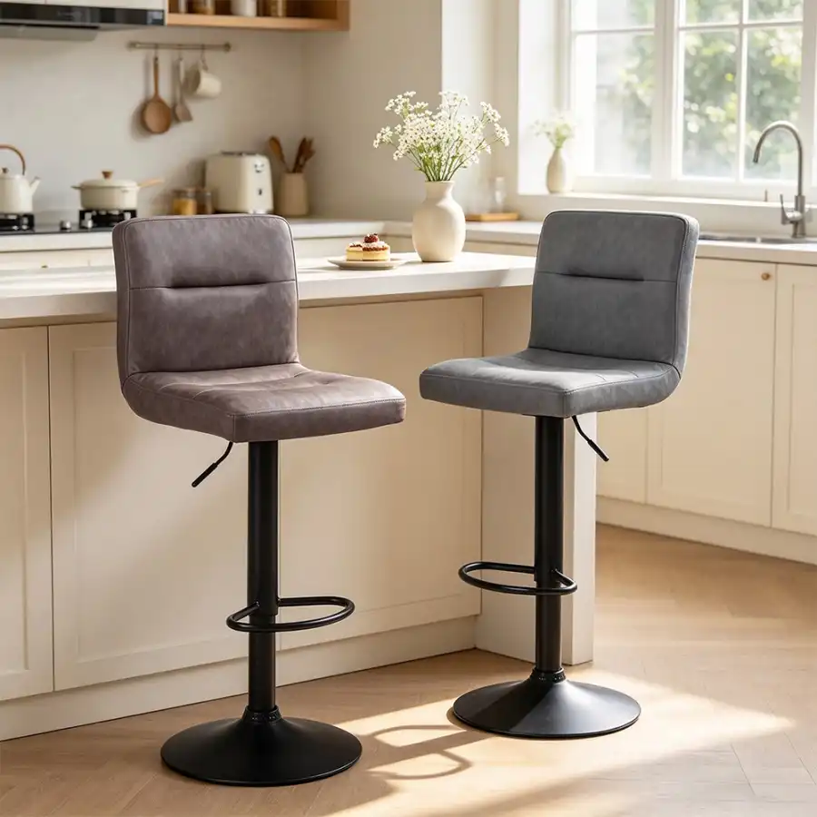 Brown bar stool