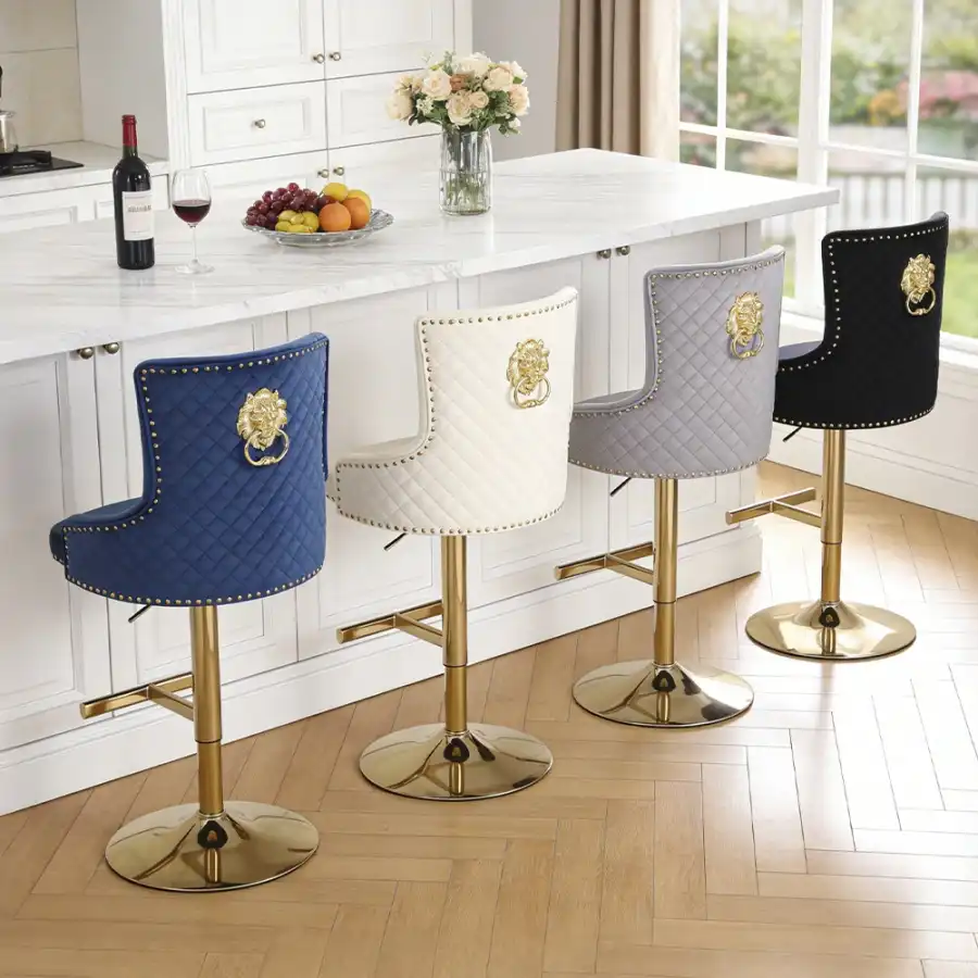 Lion Head modern bar stool