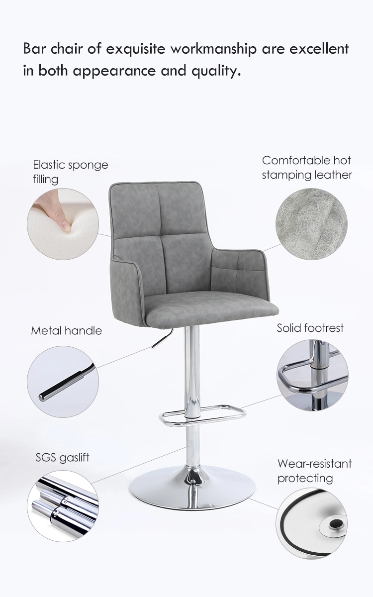 high bar chair adjustable soft