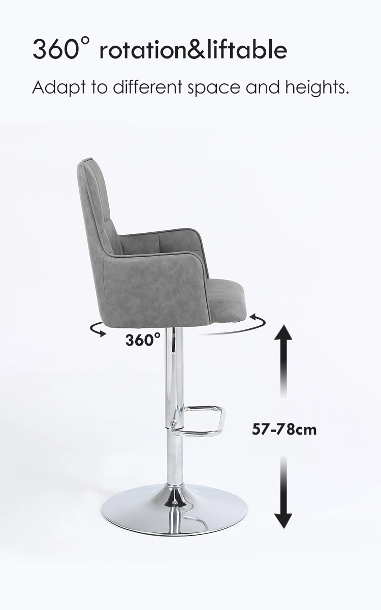 high bar chair adjustable soft